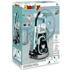 Schoonmaaktrolley met Stofzuiger, 8dlg.>Smoby New
