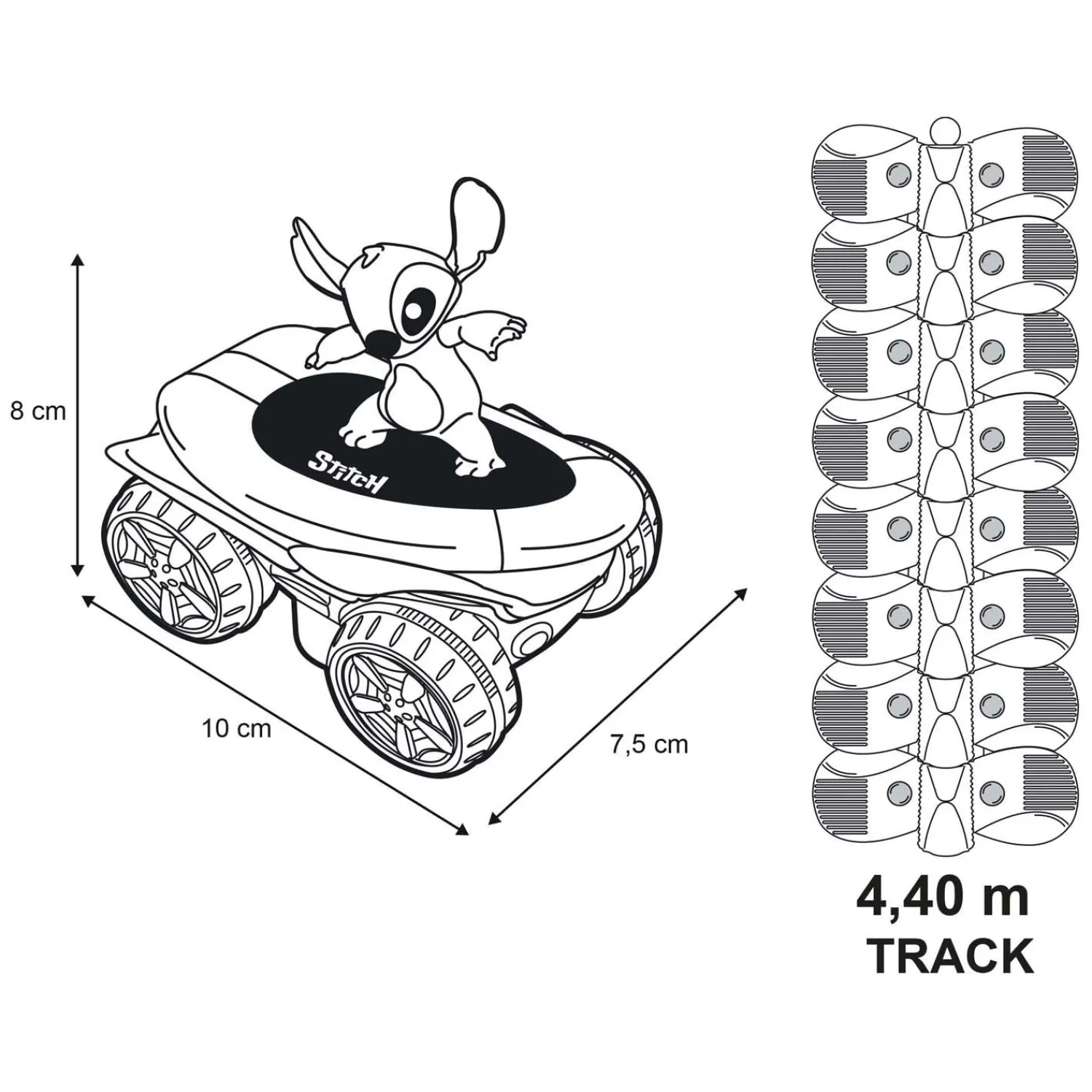 Stitch Flextreme Racebaan Set>Smoby Best