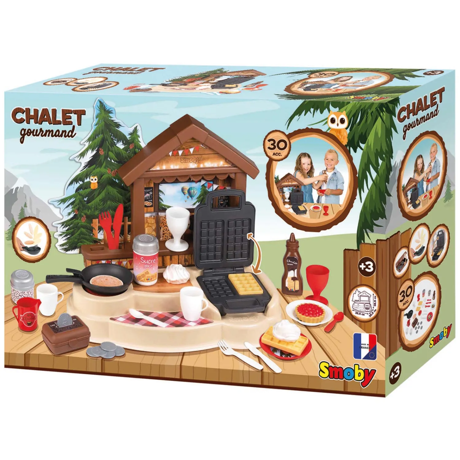 Smoby Winter Chalet met Accessoires, 30dlg.