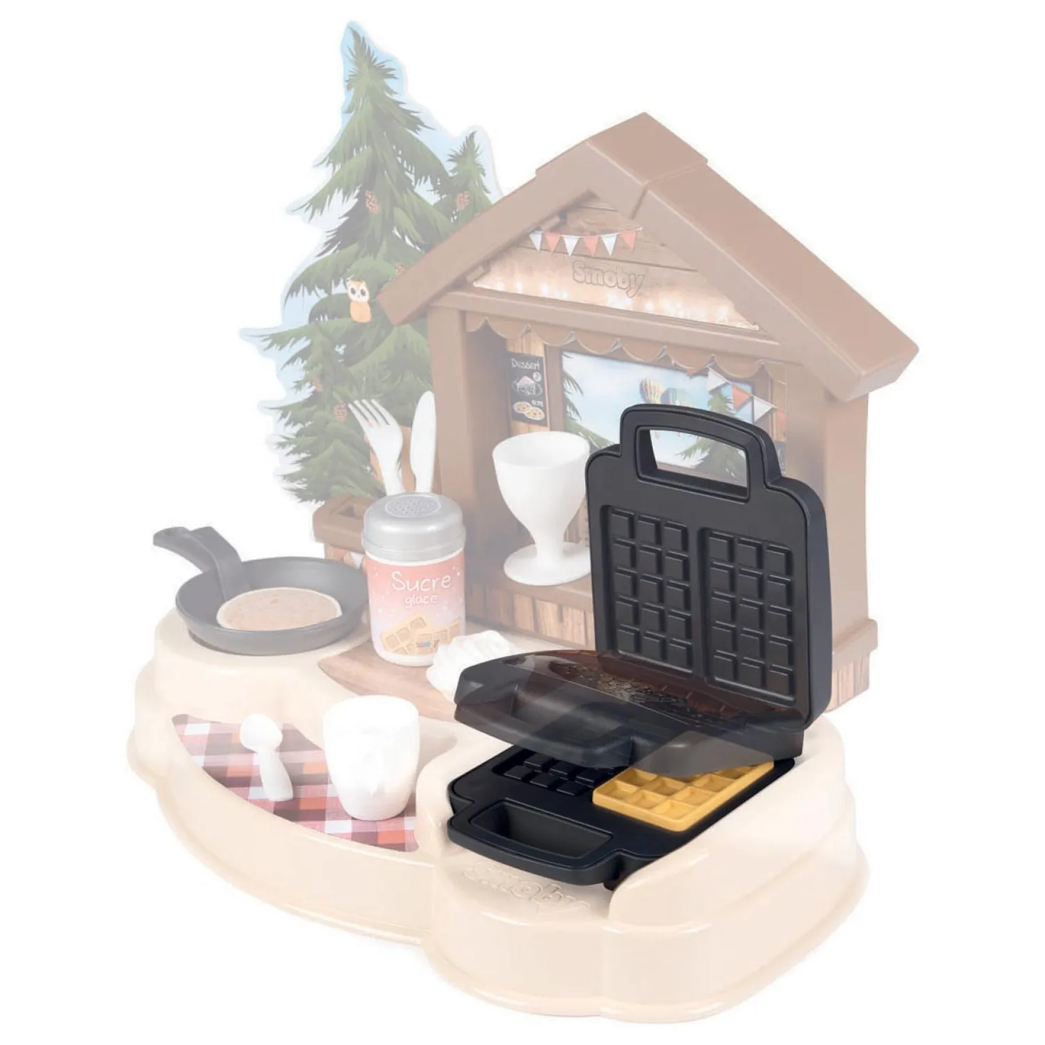 Smoby Winter Chalet met Accessoires, 30dlg.