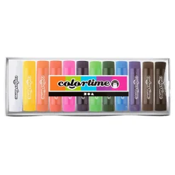 Creativ Company Soft Color Stick Krijt Kleur, 12st. Hot
