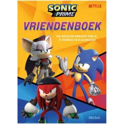 Deltas Sonic Prime vriendenboek New