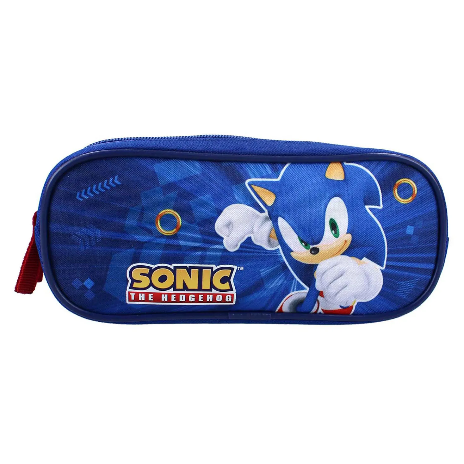 Sonic Still Unstoppable Etui, 2-vaks - Blauw>Vadobag Discount