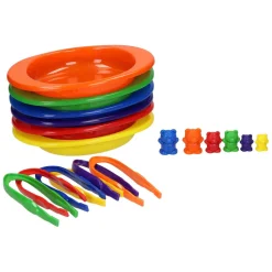 Sorteerset met 6 Gekleurde Schaaltjes- New