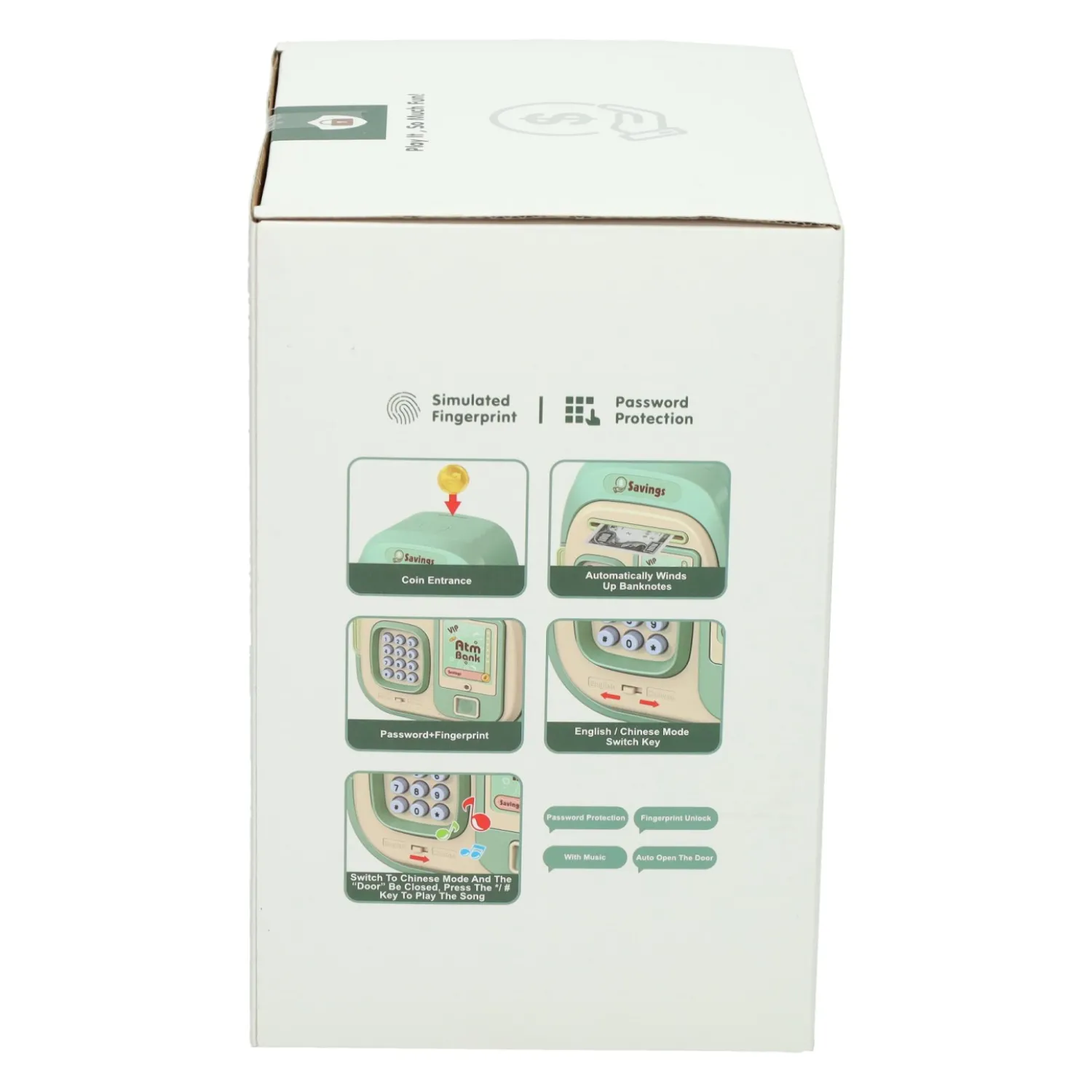 Spaarkluis met Codeslot Groen-