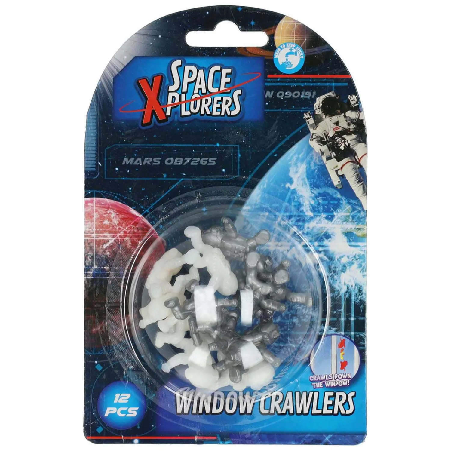 Space Xplorers Raamlopertjes Astronaut 2cm, 12st.>