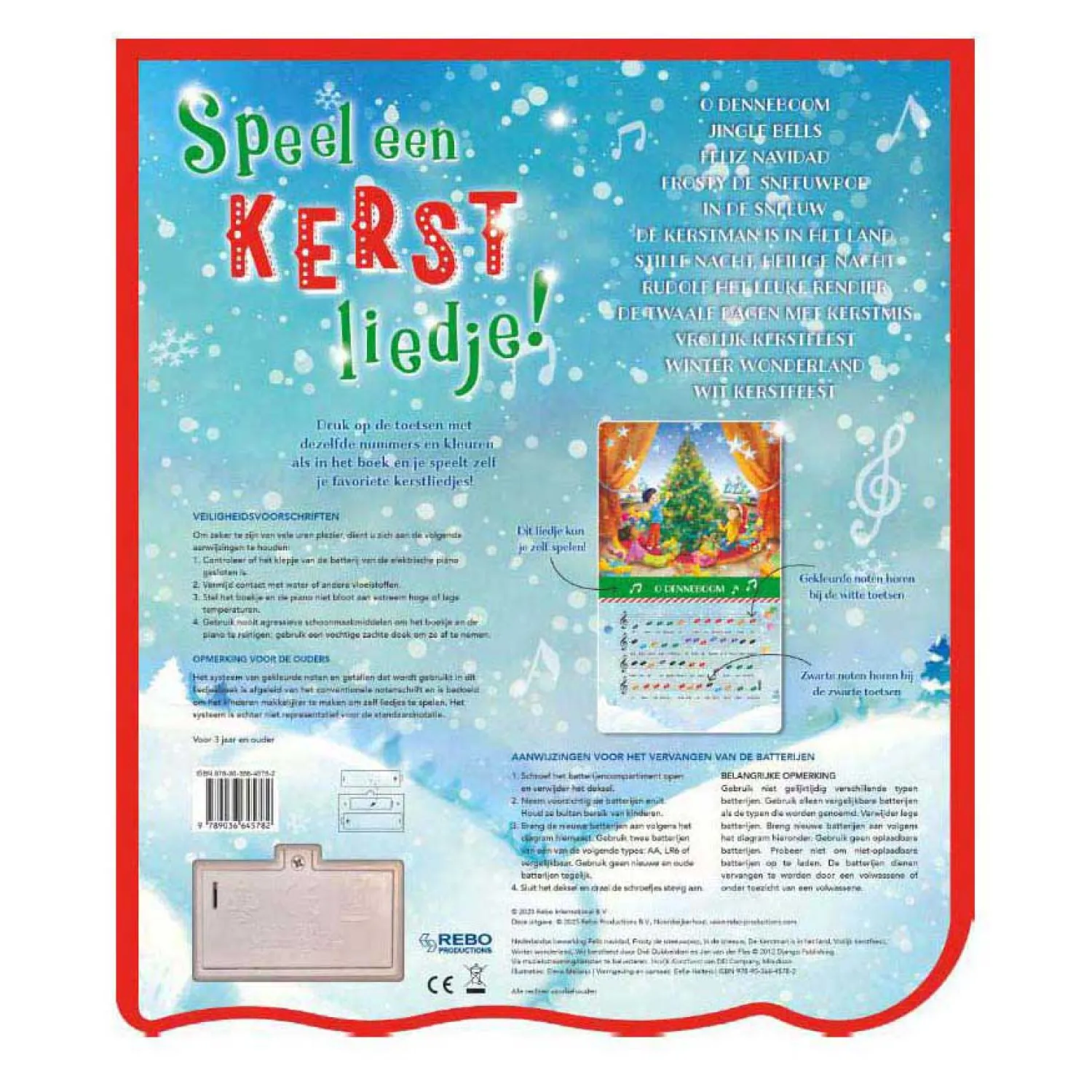 Speel een Kerstliedje! - Pianoboek-Rebo Publishers Clearance