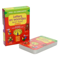 Speel- en Leerkaarten - Letters en Woordjes Leren Lezen (5+)>Deltas New