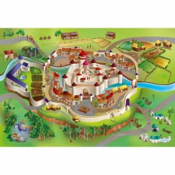 Speelkleed Kasteel Middeleeuwen, 100x150cm-Achoka Online