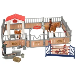 Speelset Paarden Rijbak met Speelfiguren en Accessoires- Best