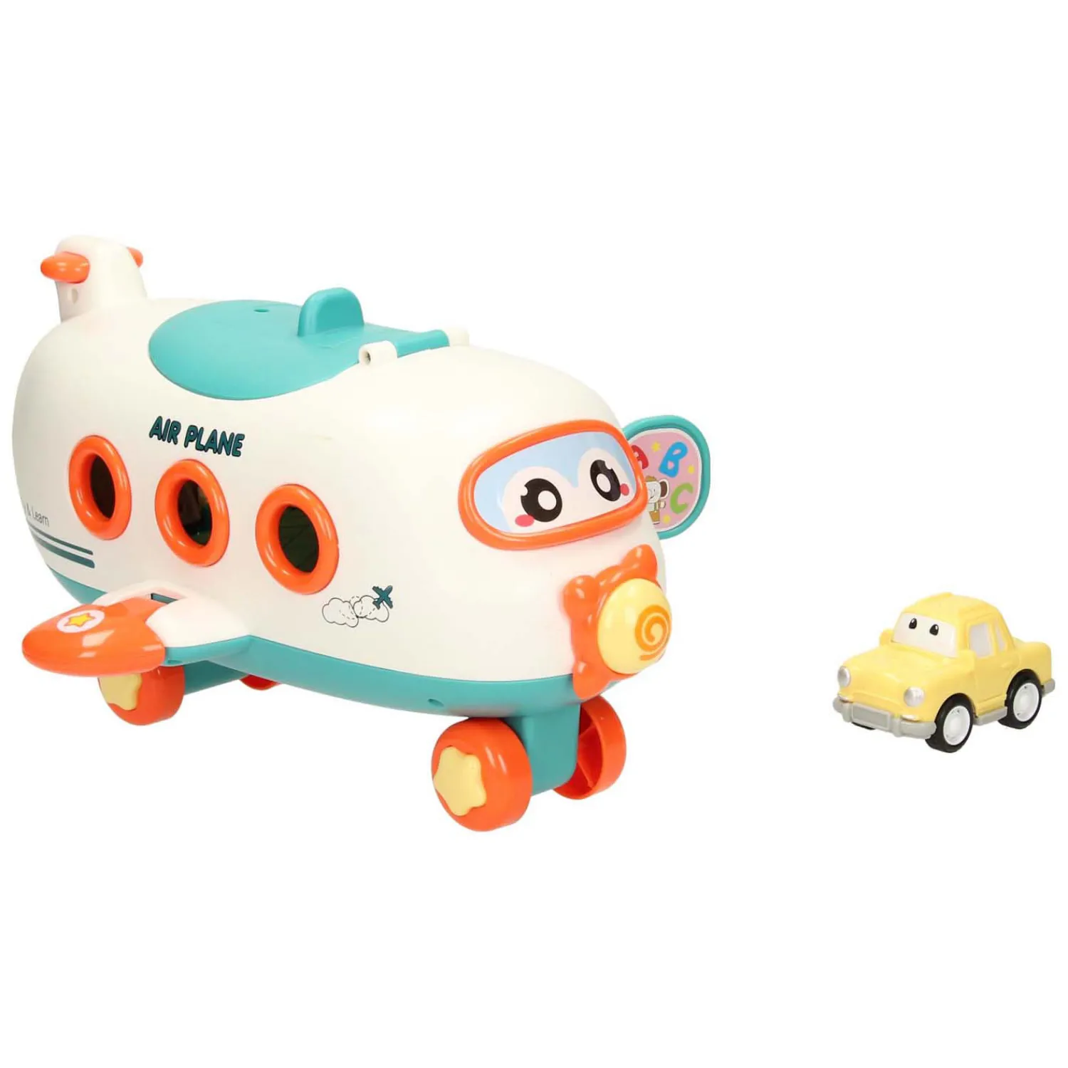 Speelset Passagiers Vliegtuig met Voertuigen- New