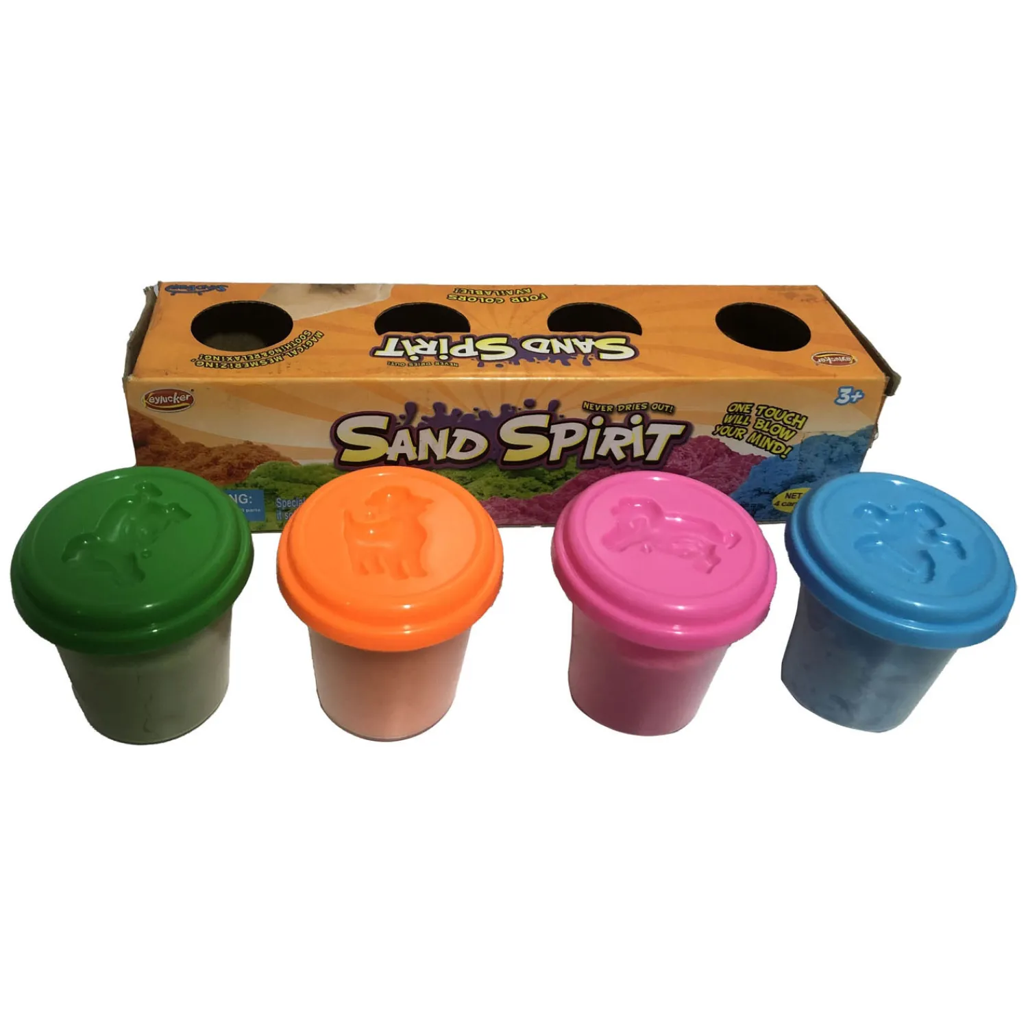 Speelzandset, 4x70gr.- Outlet