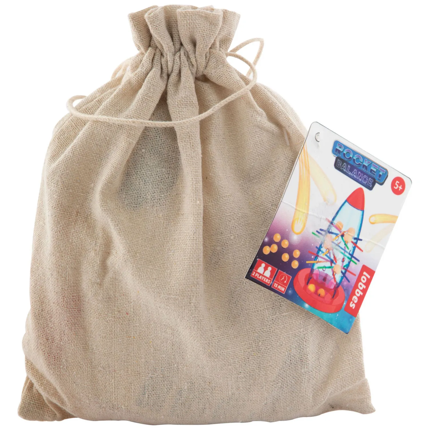 Spel Rocket Balance in Katoenen Tasje-Grafix Sale