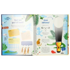 Speuren in de Dierentuin + kartonnen zaklamp><noscript><img width=