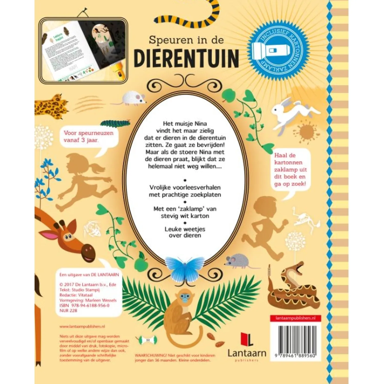 Speuren in de Dierentuin + kartonnen zaklamp> Sale