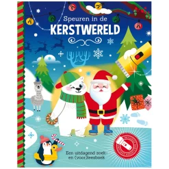 Lantaarn Publishers Speuren in de Kerstwereld + kartonnen zaklamp Best