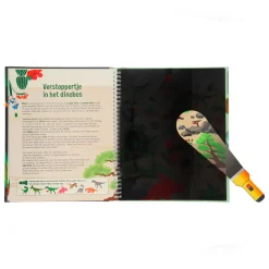 Speuren in het Dinobos + kartonnen zaklamp Online