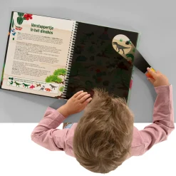 Speuren in het Dinobos + kartonnen zaklamp Online