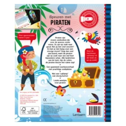 Lantaarn Publishers Speuren met Piraten Zoekboek met Kartonnen Zaklamp Hot