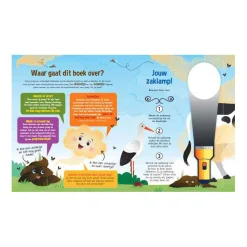 Lantaarn Publishers Speuren Naar Drolletjes En Scheetjes Zoekboek met Kartonnen Zaklamp Hot