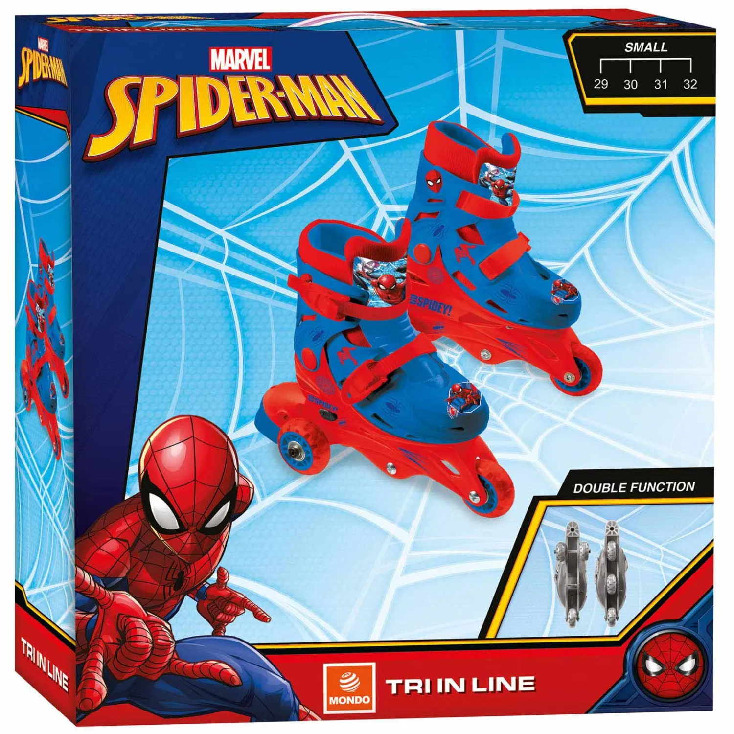 Mondo Spiderman Rolschaatsen, mt 29-32 Sale