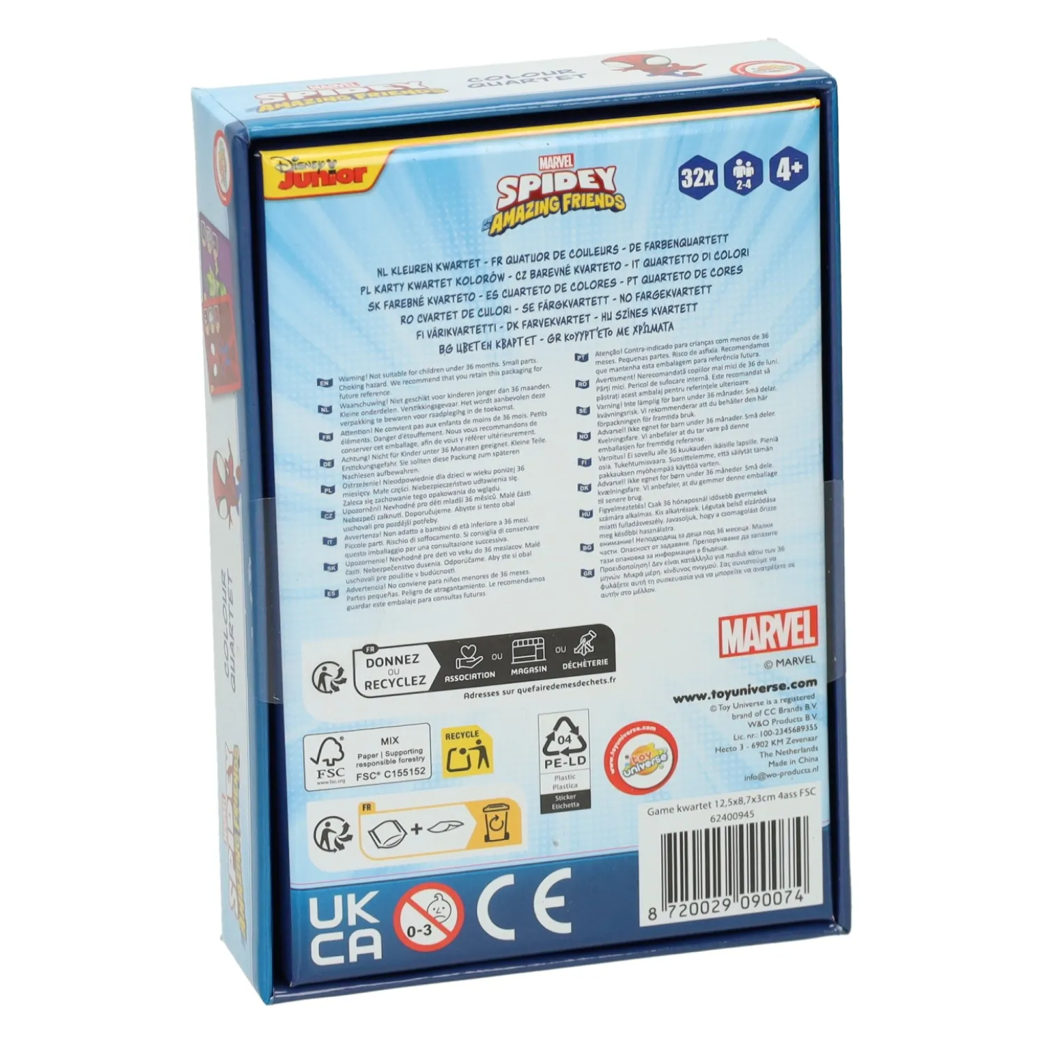 Spidey Kwartet - 32 Kaarten Outlet