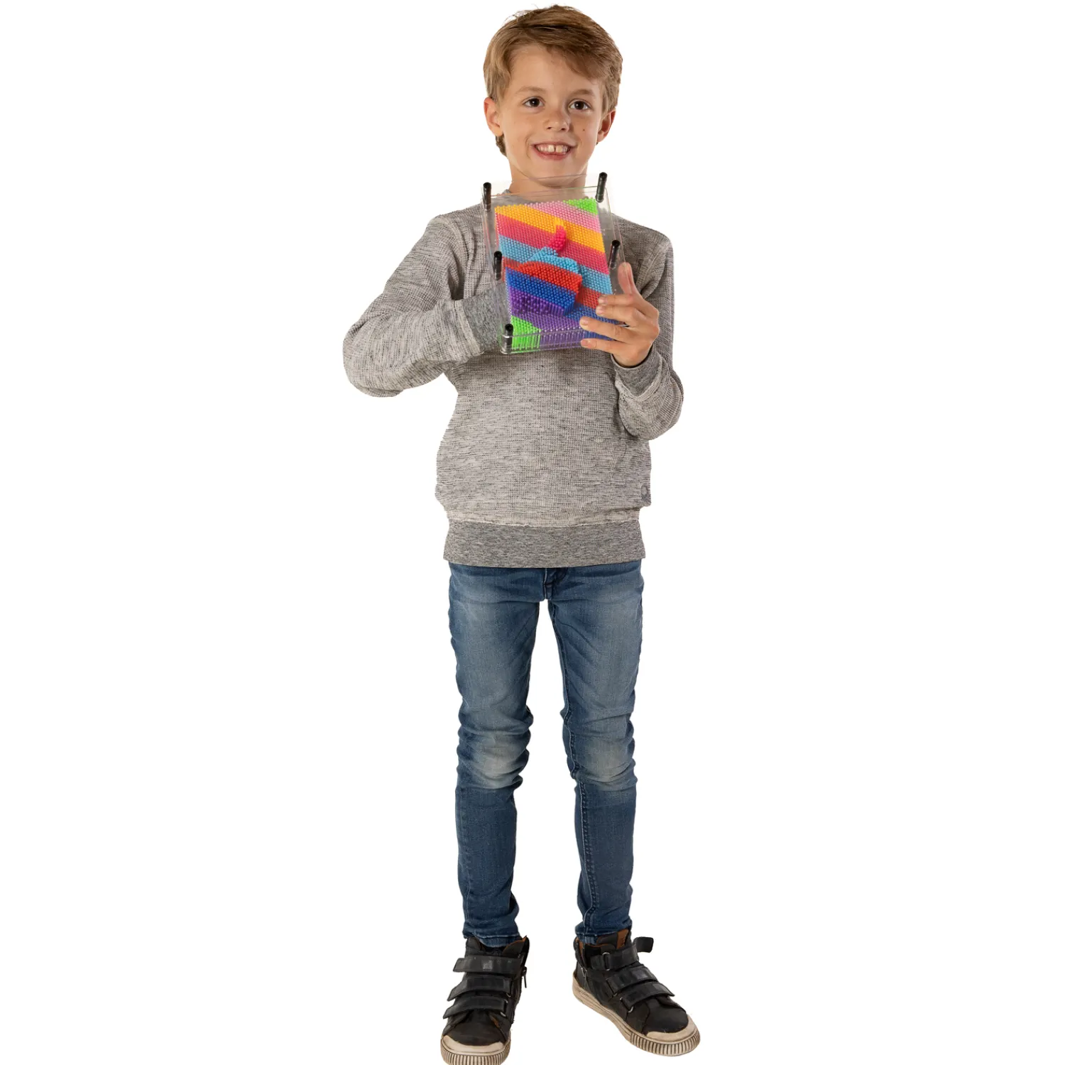 Spijkerkunst Regenboog Groot> Outlet