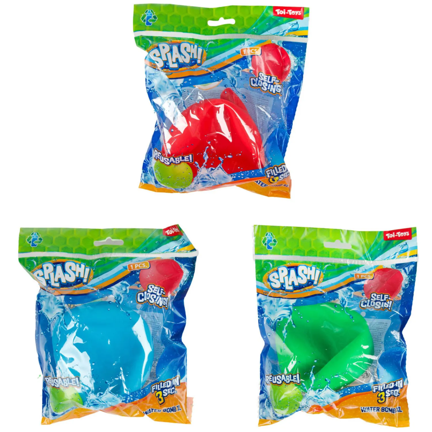 Waterballon Xl Herbruikbaar Zelfsluitend-Splash Outlet