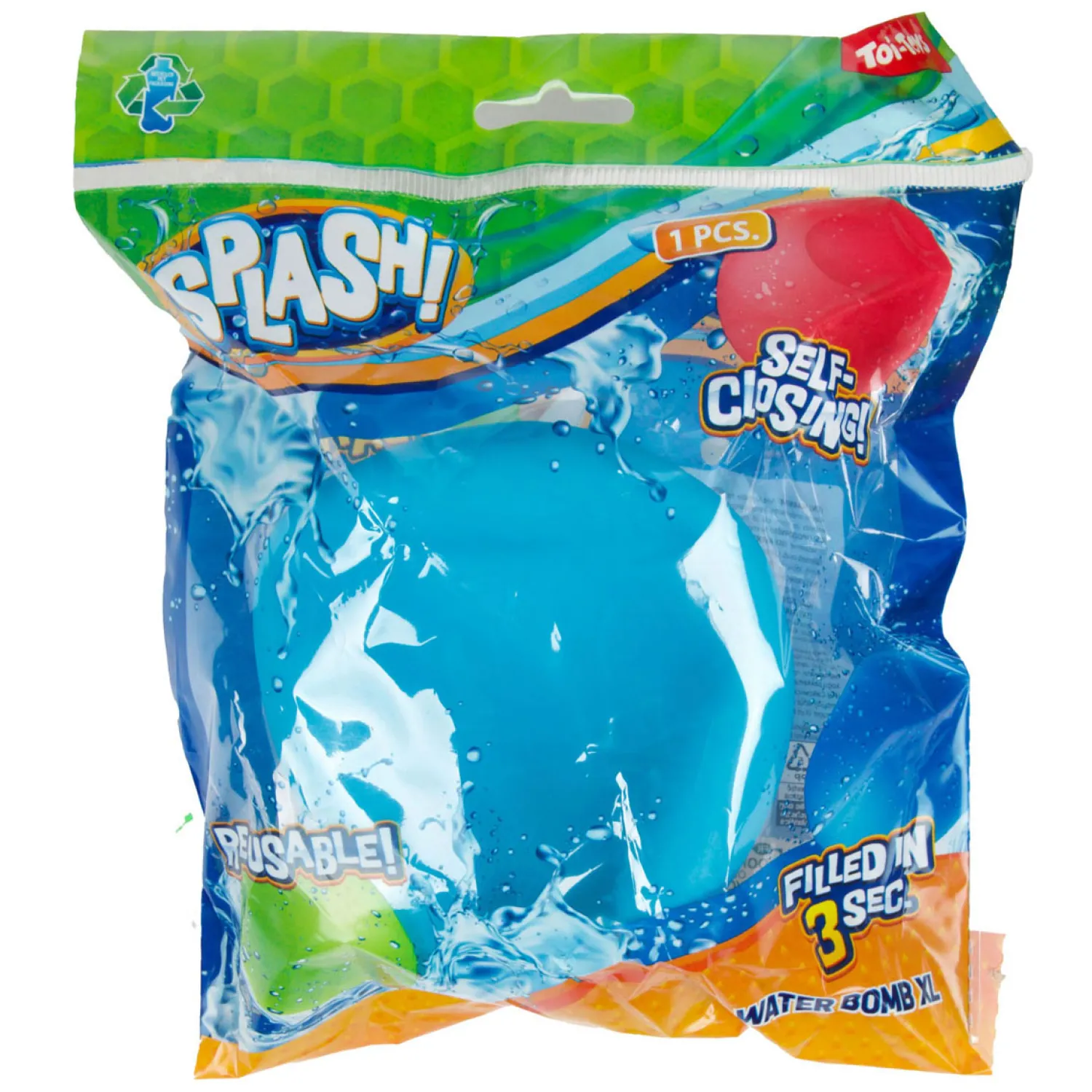 Waterballon Xl Herbruikbaar Zelfsluitend-Splash Outlet