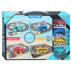 Spoorpuzzelset met Voertuig, 40dlg.- Online