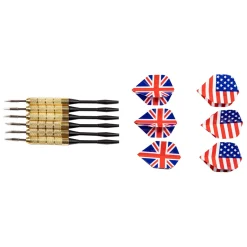 Dartbord Flocked met 6 Darts><noscript><img width=