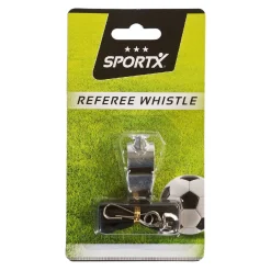 Scheidsrechterfluitje Metaal-SportX New