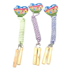 Springtouw Houten Handvat- Hot