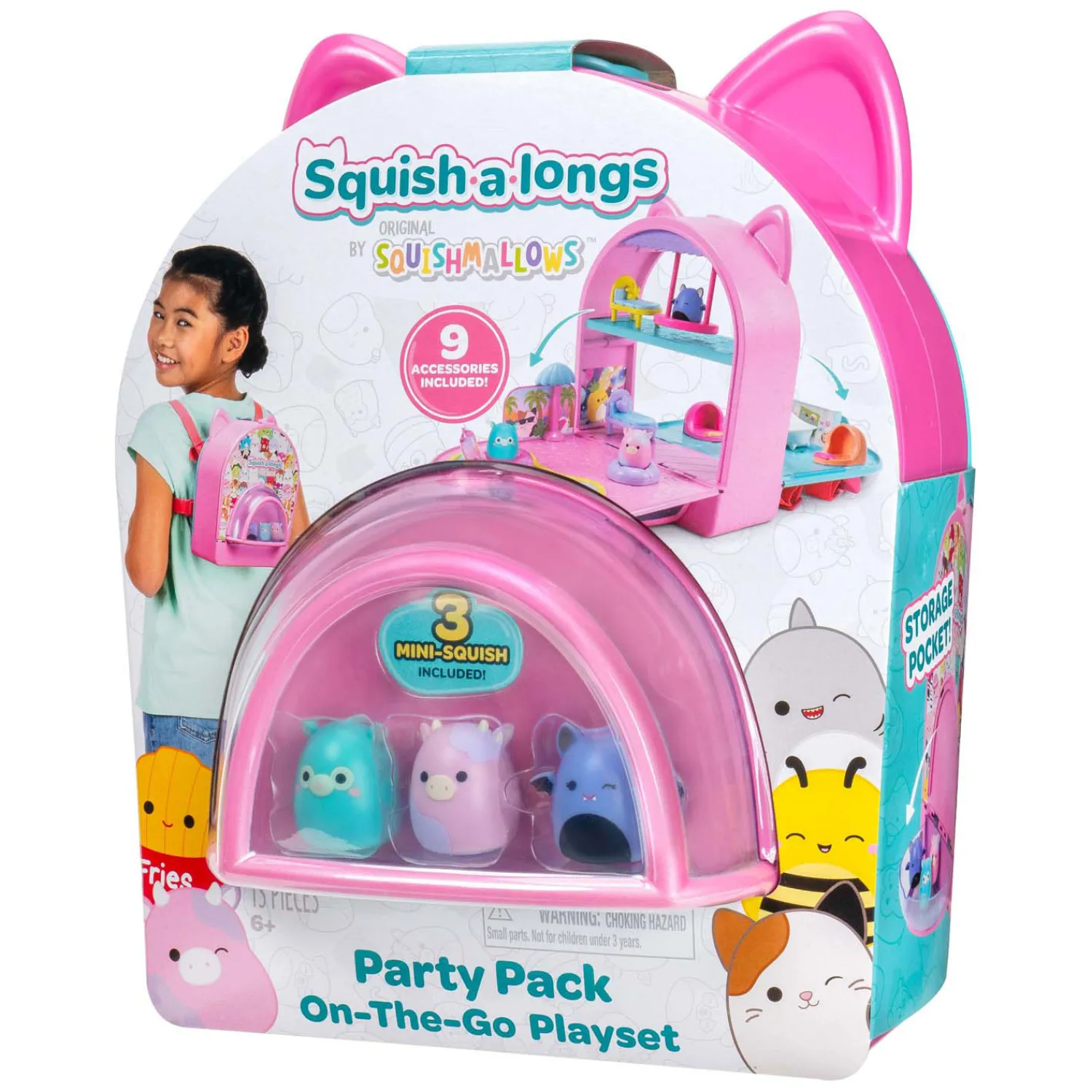 - Squish-a-longs Onderweg Speelset Feest>Squishmallows Discount