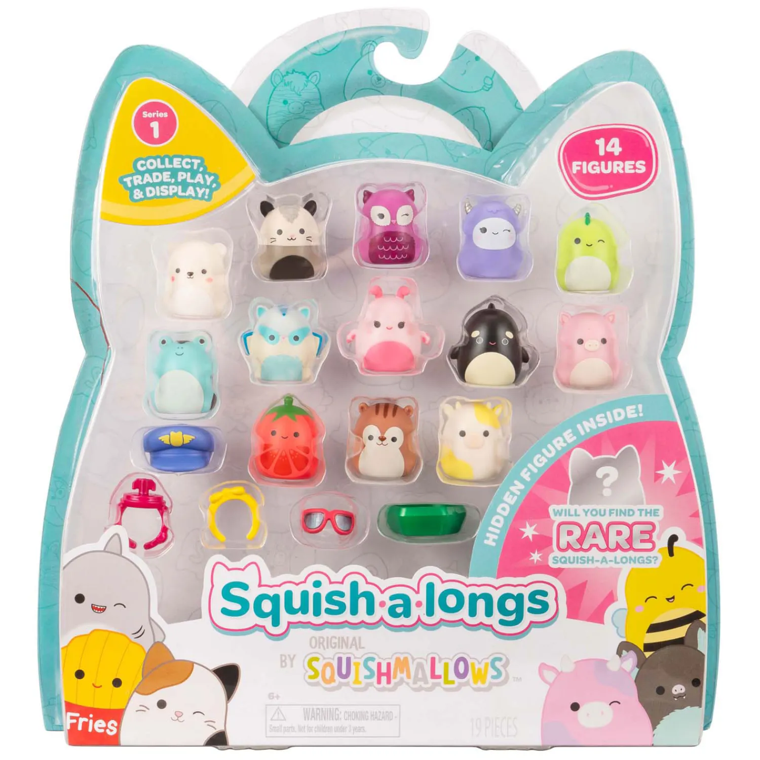 - Squish-a-longs Speelfiguren - Style 2, 14dlg.-Squishmallows New