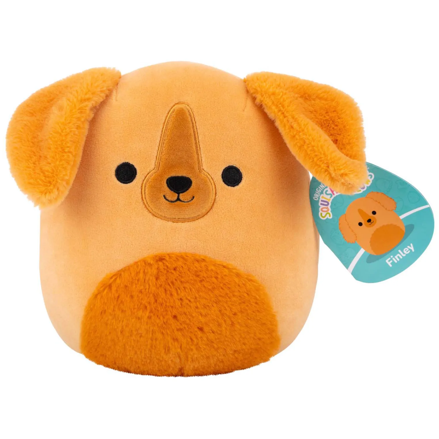 Jazwares Squishmallows Knuffel Pluche - Finley the Golden Retriever - 19cm Clearance