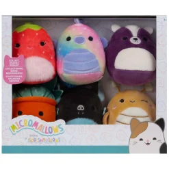 Knuffel Pluche Micromallows - Greer, Sloan, Emerald, Oz, Scarlet, Ald, 6-Pack-Squishmallows Discount