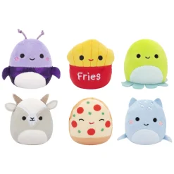 Knuffel Pluche - Micromallows Floyd, Pep, Lune, Walkers, Orphine, Axel, 6-Pack-Squishmallows