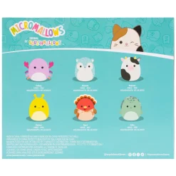 Squishmallows Knuffel Pluche - Micromallows Cailey, Connor, Gavi, Zarina, Hasani, Cole, 6-Pack Best