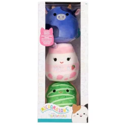 Squishmallows Knuffel Pluche - Micromallows Ingred, Amelie, Daisuke - 3dlg.>Jazwares