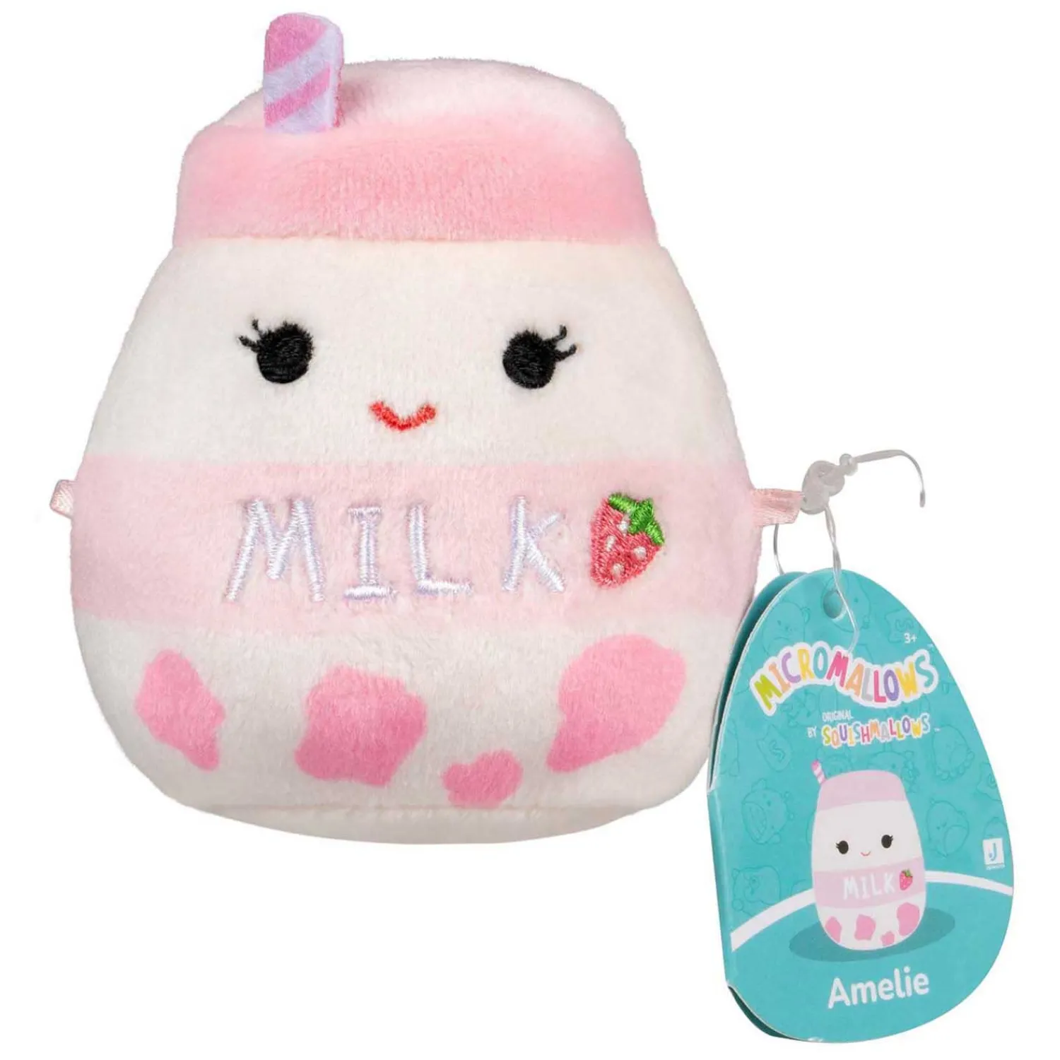 Squishmallows Knuffel Pluche - Micromallows Ingred, Amelie, Daisuke - 3dlg.>Jazwares