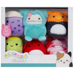 Knuffel Pluche Micromallows - Myrnam Henley, Carlos, Anjara, Joelle, Poplina, 6-pack>Squishmallows Outlet