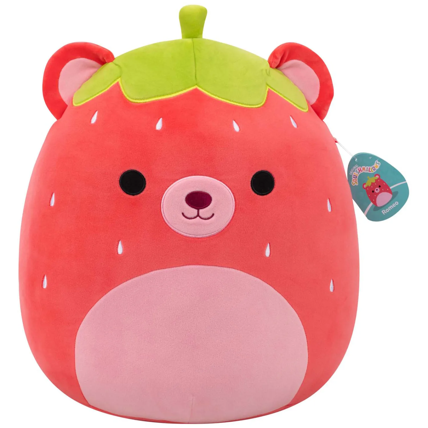 Jazwares Squishmallows Knuffel Pluche - Romeo the Red Bear Strawberry - 40cm Sale