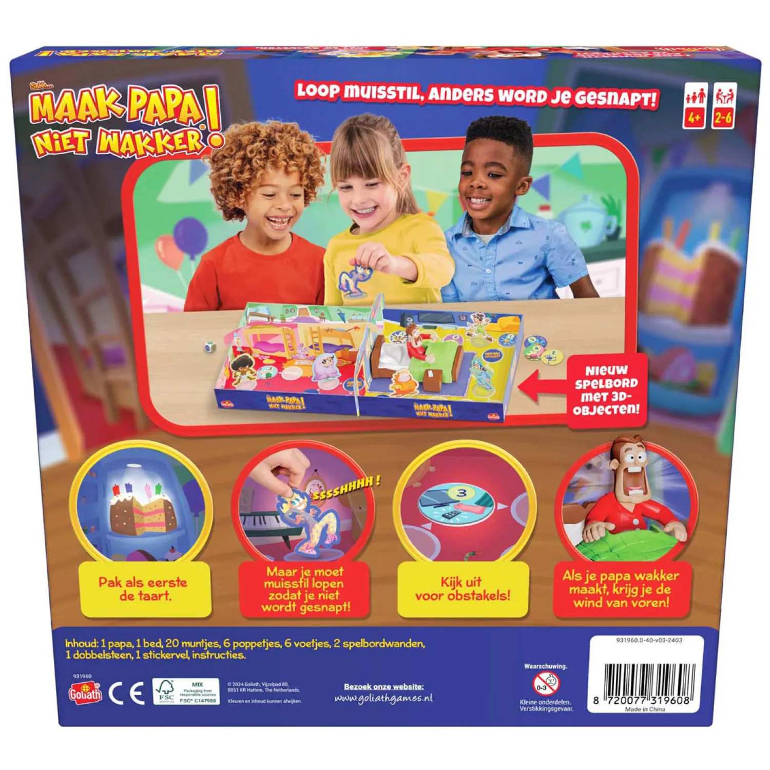 Sshh Maak Papa Niet Wakker Kinder Bordspel>Goliath Games