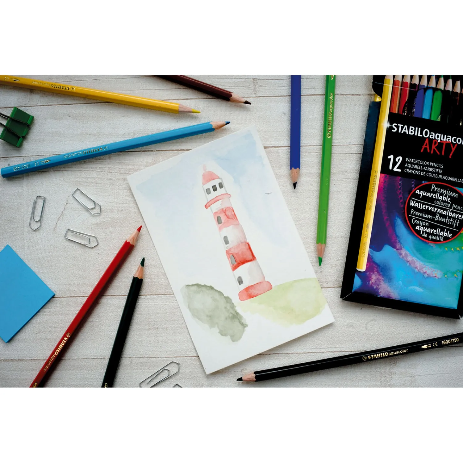 Aquacolor - Aquarel Kleurpotlood - Metalen Set 36 St.-Stabilo