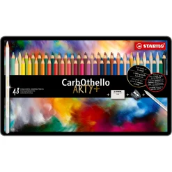 CarbOthello - Kalkpastel Kleurpotlood - Metalen Set 48 St.-Stabilo New