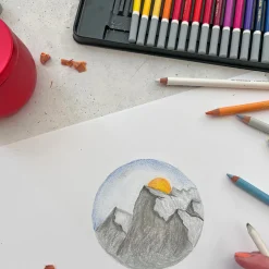 Stabilo CarbOthello - Kalkpastel Kleurpotlood - Metalen Set 12 St. Hot