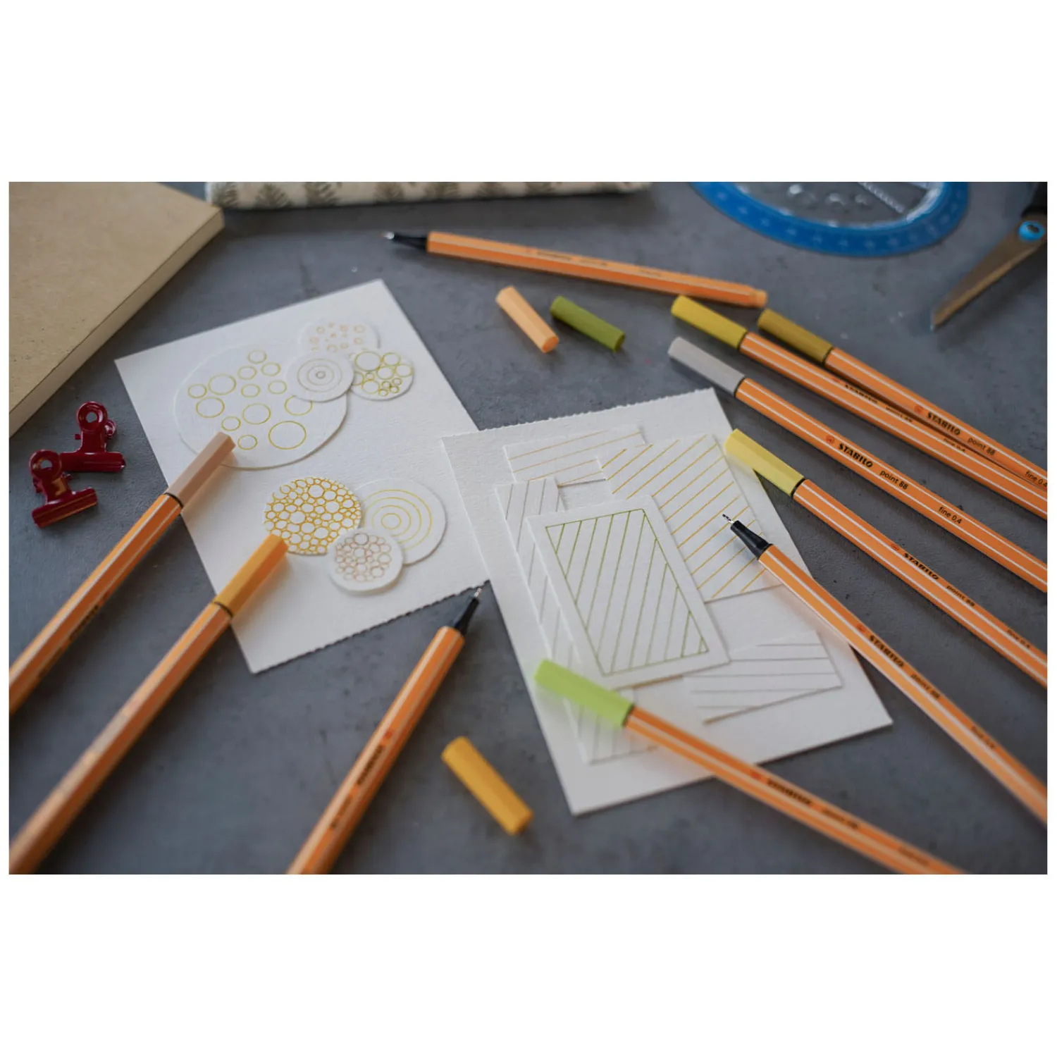 Stabilo Creative Set - Pen 68 & Point 88 Pastel - ARTY - Combi Etui 36 Stuks Online