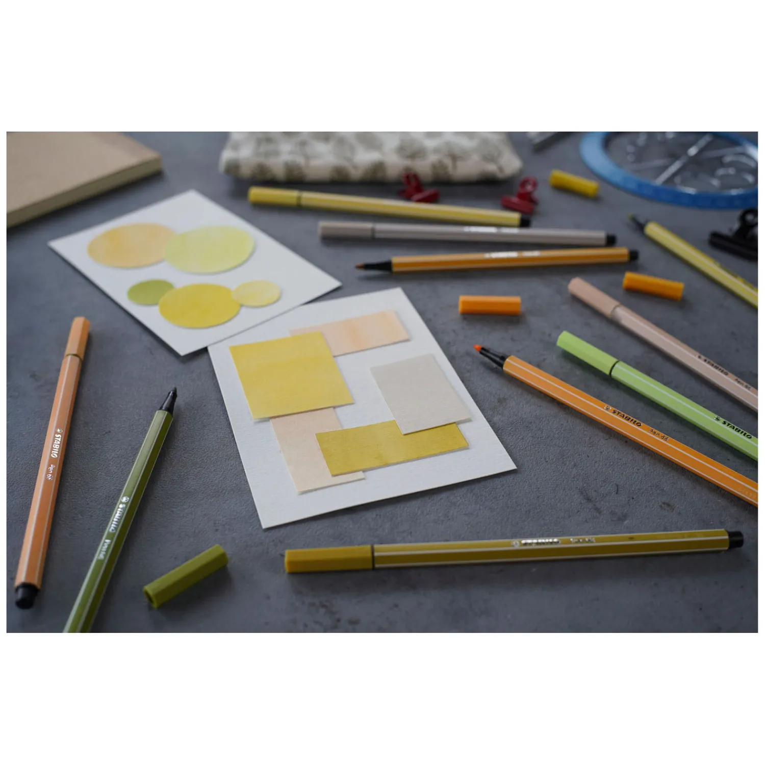 Stabilo Creative Set - Pen 68 & Point 88 Pastel - ARTY - Combi Etui 36 Stuks Online