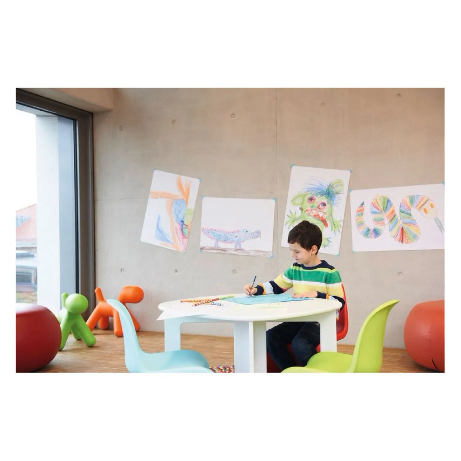 EASYcolors Kleurpotloden Rechtshandig - 12 St. + Puntenslijper-Stabilo Hot